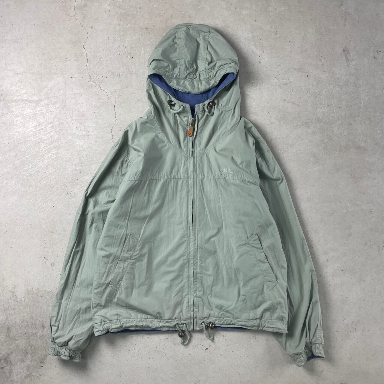90年代 L.L.Bean エルエルビーン リバーシブル コットンパーカー 