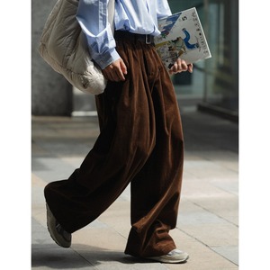 ブラウンコーヒーカラーコーデュロイパンツ　985