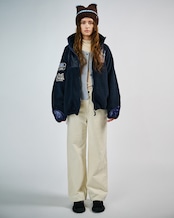 COOLAロゴCATイヤーニットキャップ (GRAY) CQ-49537