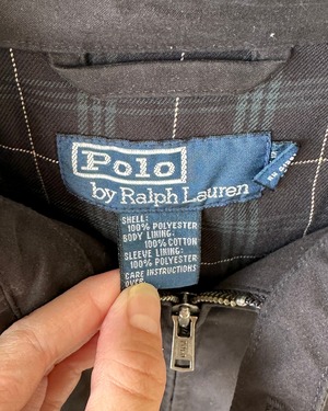 -Polo by Ralph Lauren- Vintage 90s XL Drizzler jacket