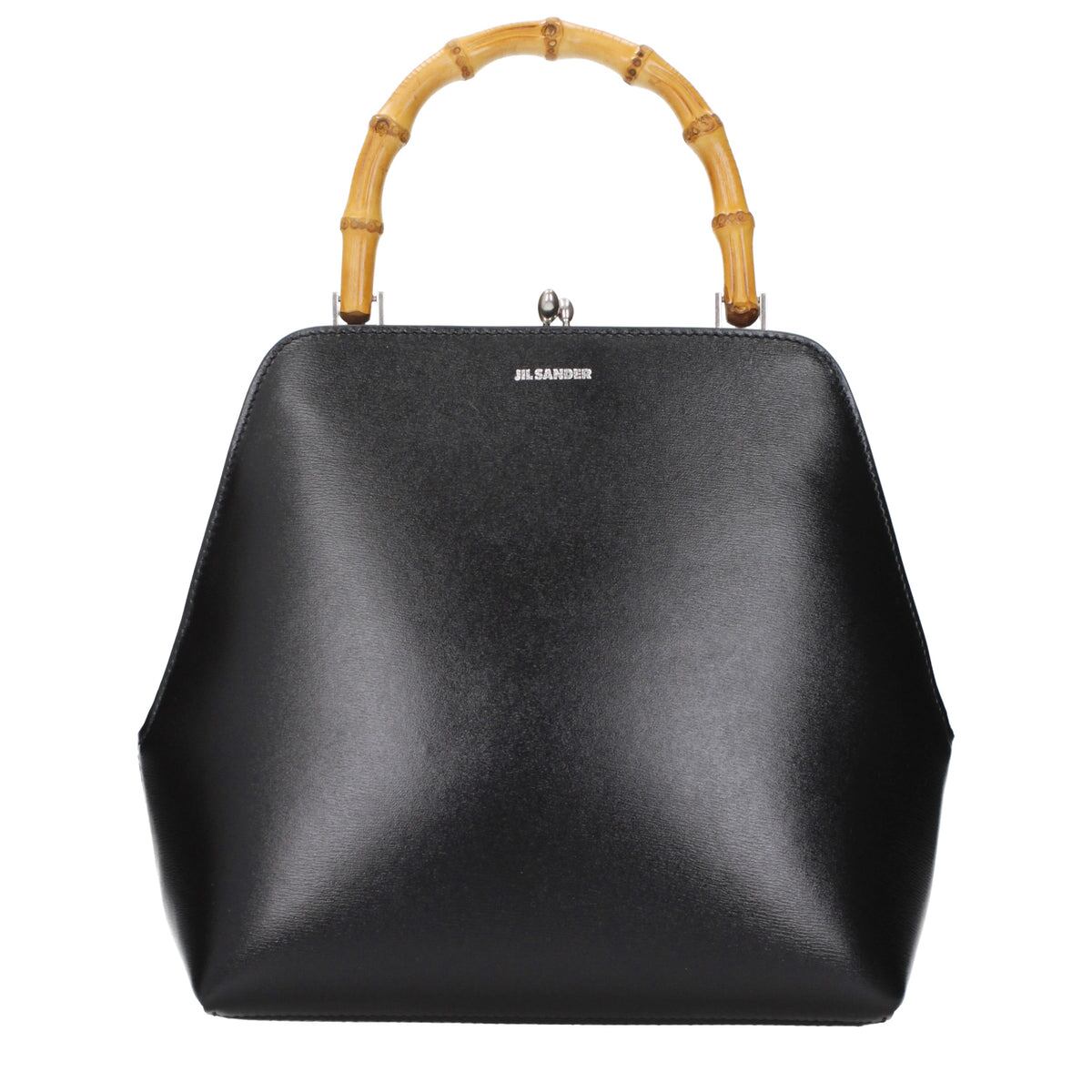 【新品】JIL SANDER ジルサンダー レディース ハンドバッグ レザー ブラック WD0021P5285001