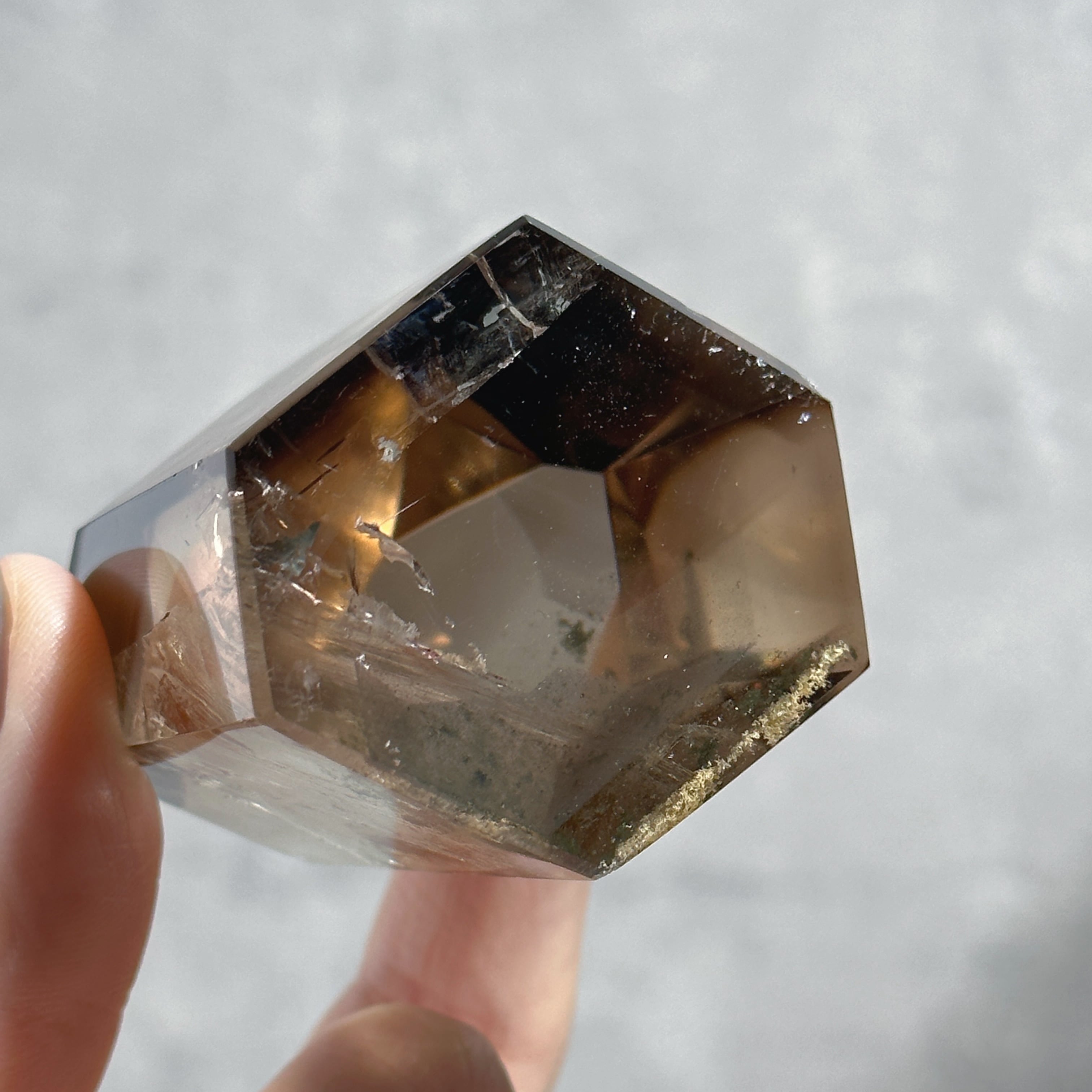 ガーデン◎ファントムスモーキークォーツ タワー23◇ Smoky phantom