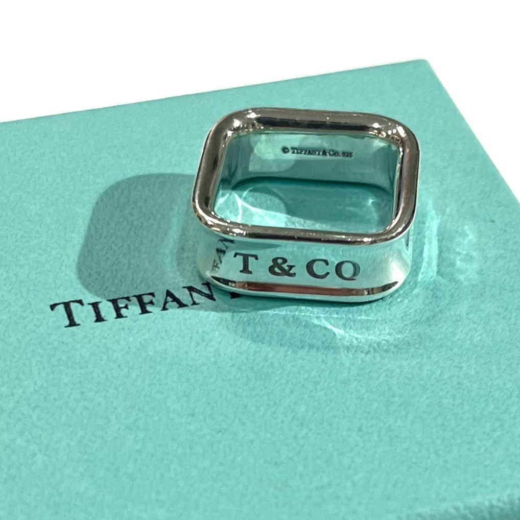 TIFFANY&CO.】【14-15号】2982 ヴィンテージ T&CO 1837 スクエアリング