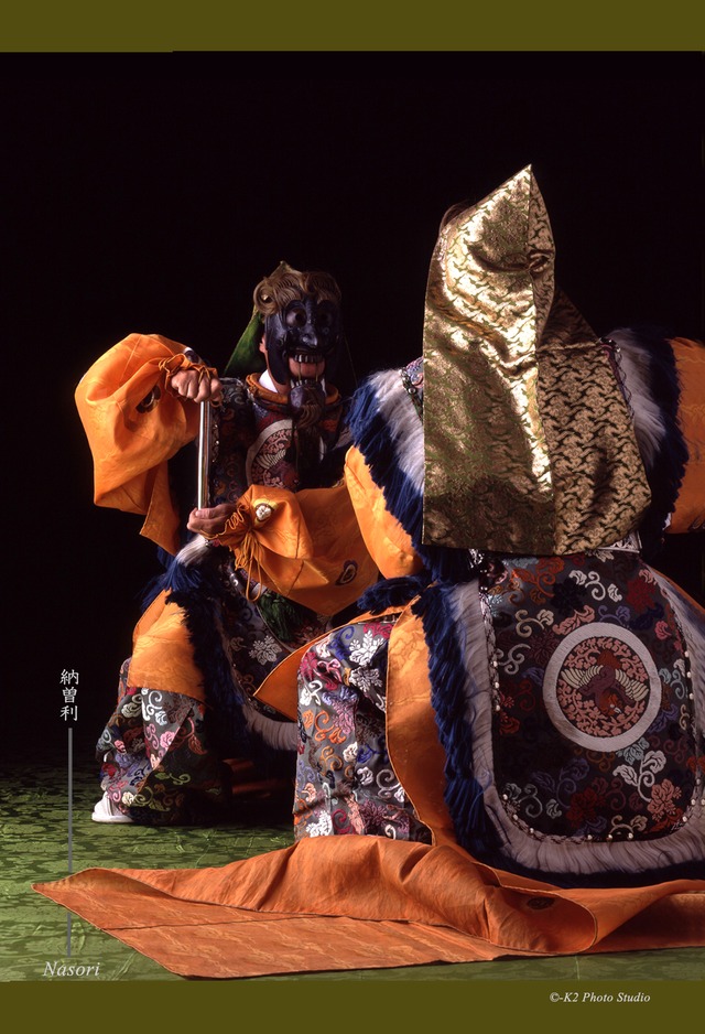 雅楽　陵王　落蹲　納曽利　萬歳楽　登天楽　　ポストカード　PHOTO　５種セット