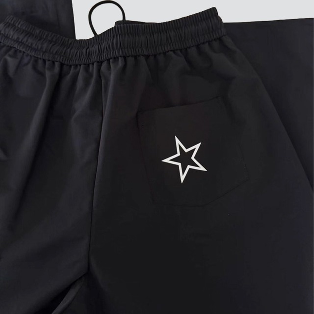 Star wide pants A00252
