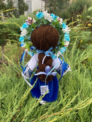 UA.Designer手作りモタンカ 25cm（ウクライナの御守り）