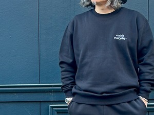 4月下旬発送予定）予約商品（SETUP）everyday Crewneck Sweatshirt 10.0oz ／クルーネック スウェット10.0オンス 裏起毛（セットアップ対応）　