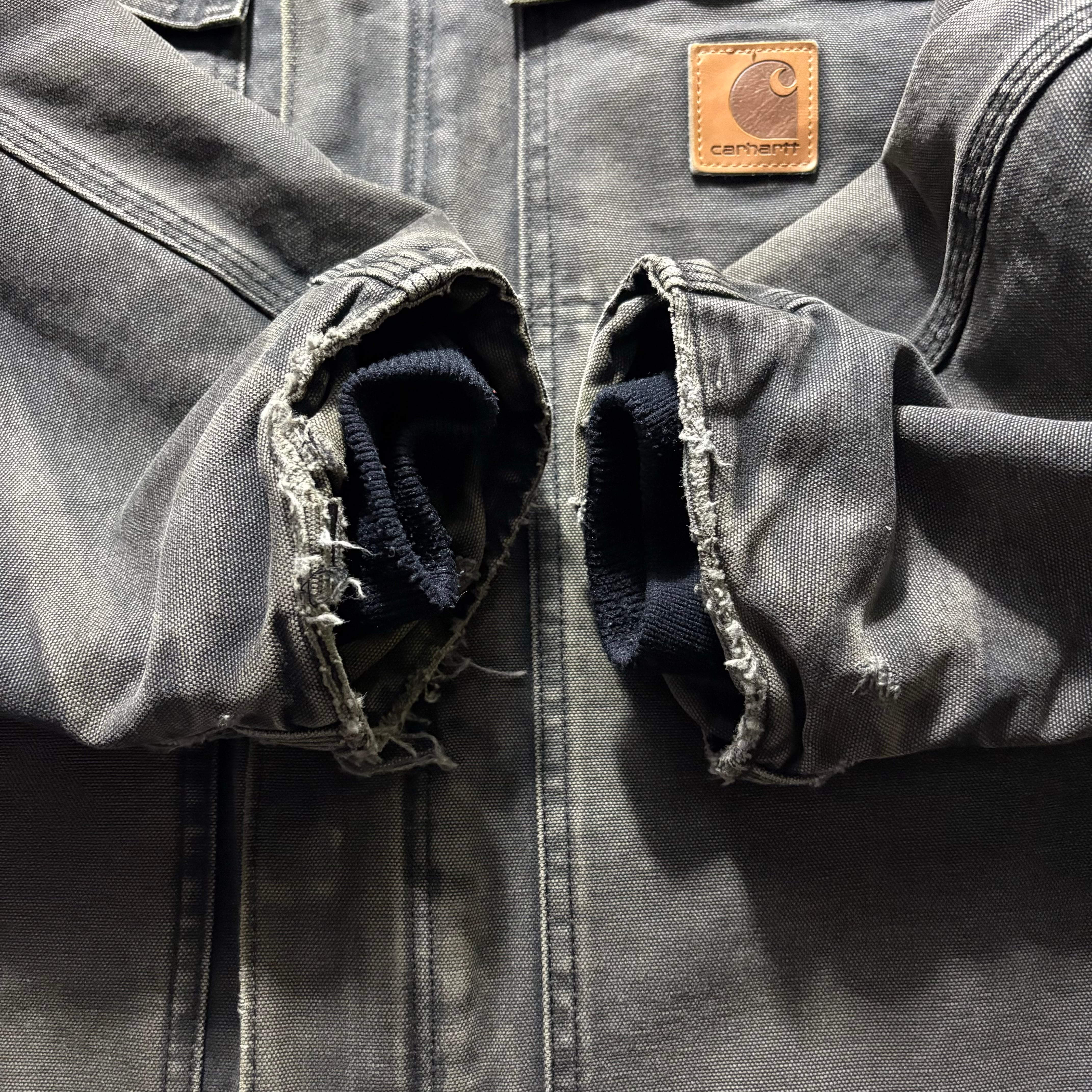 vintage CARHARTT good fade black “traditional coat” | NOIR ONLINE