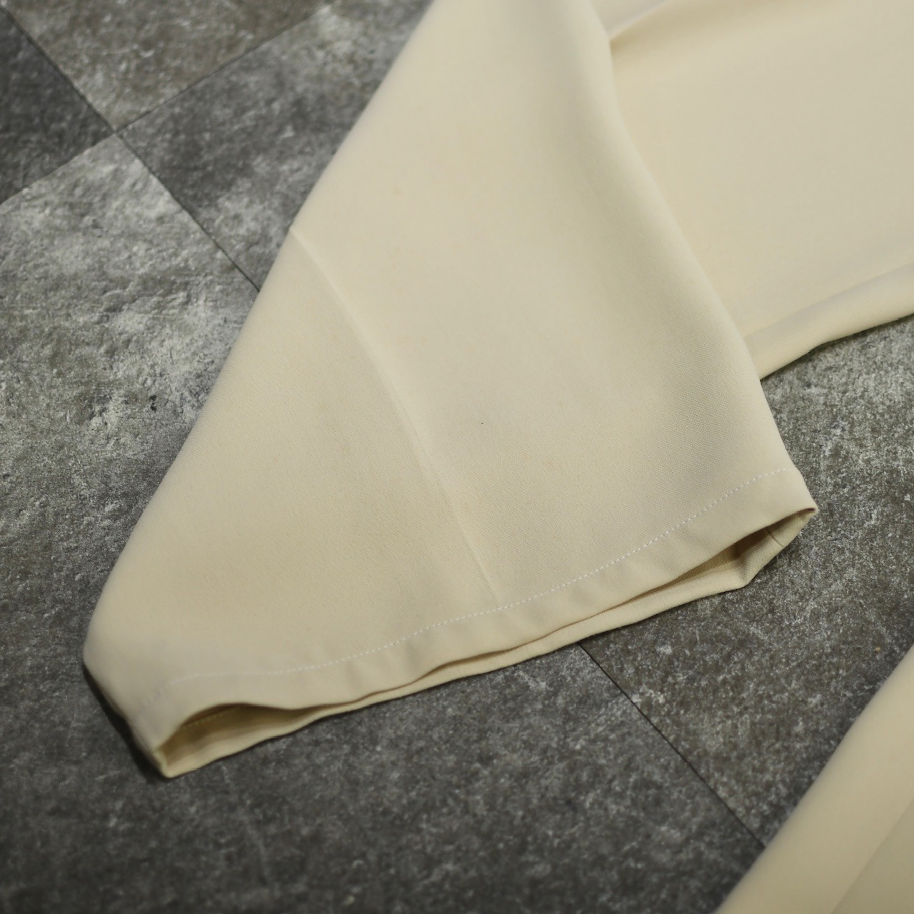 Jones new york drape silhouette 2tuck rayon slacks cream