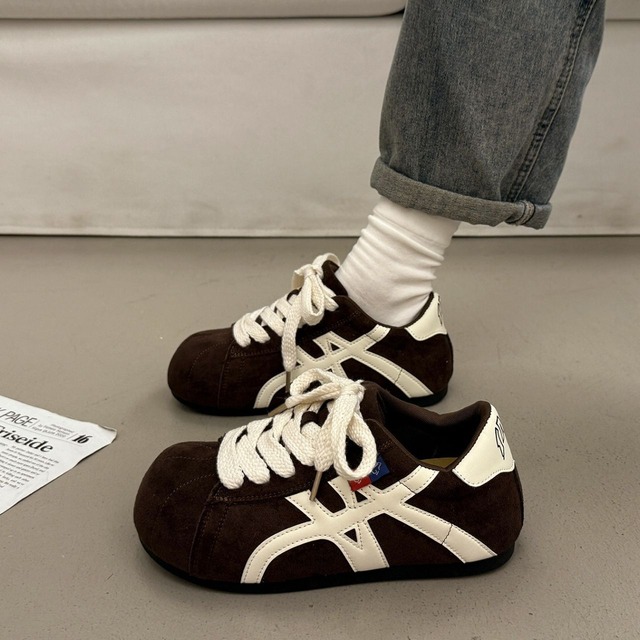 クラシッククロスラインローカットスニーカー 3col   R01552