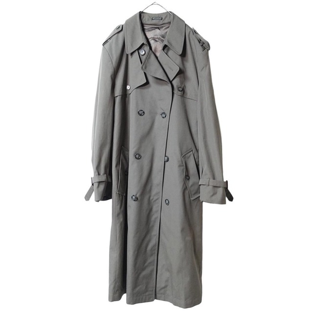 "TOWN CRAFT" Gray liner with belt Long trench coat