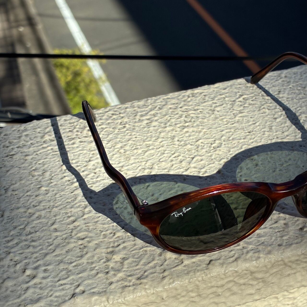 90s Bausch & Lomb Ray-Ban》W1946 / オーバルサングラス / G-15