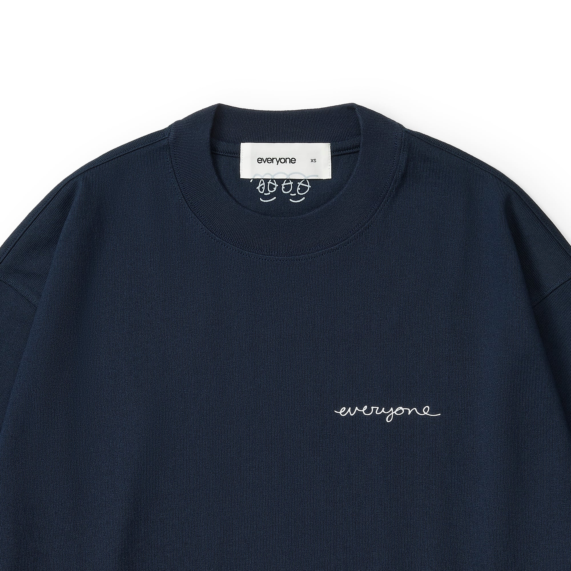 トップス everyone j.30000 rooftop logo tee xl everyone j.30000 rooftop logo long sleeve tee (NAVY) | everyone