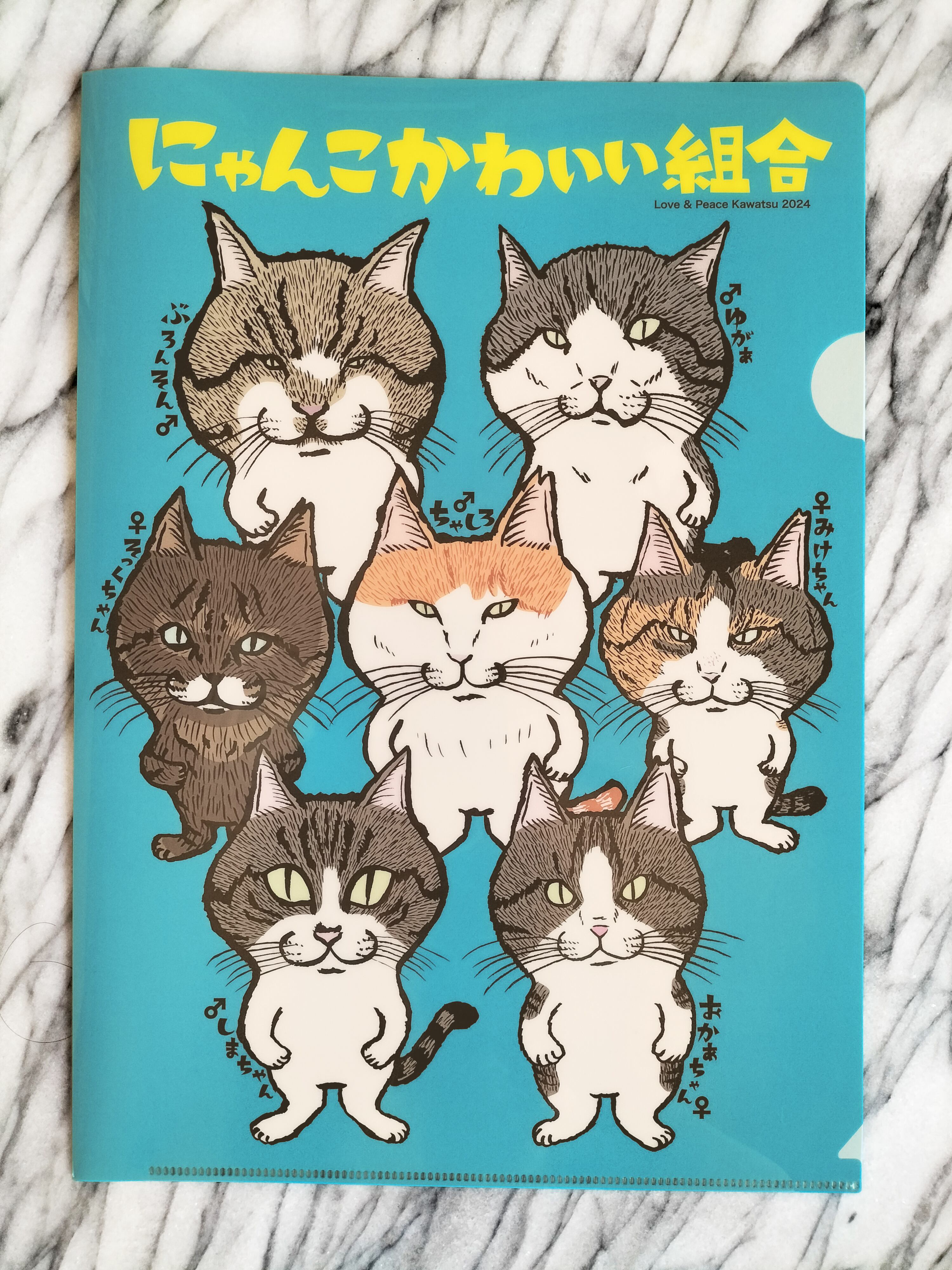 にゃんこかわいい組合クリアファイル | にゃんこかわいい組合
