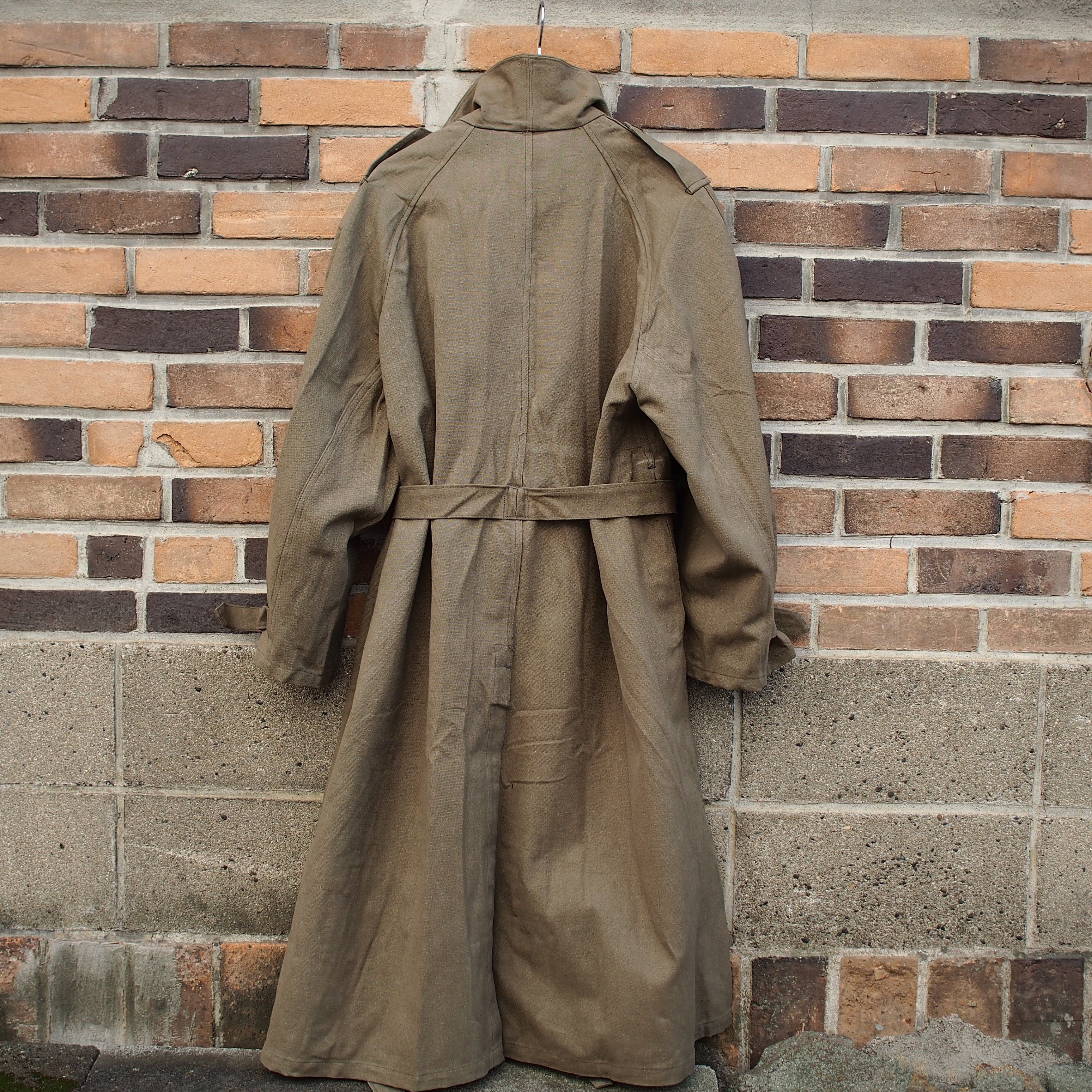 1940's-50's French Army Motorcycle Coat フランス軍 モーター