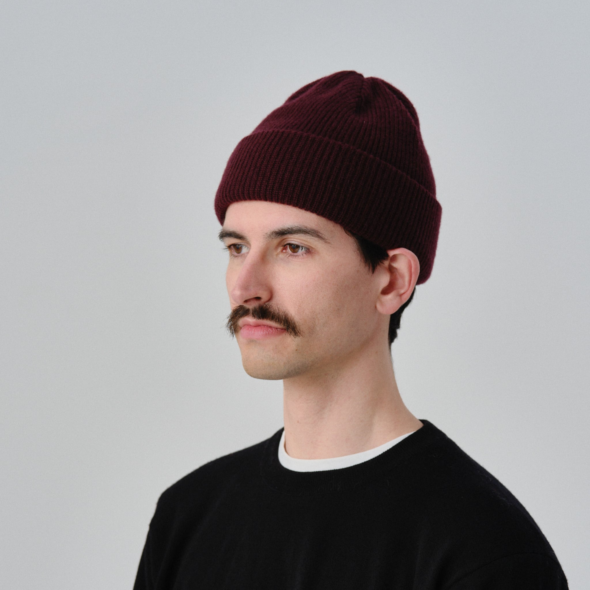 帽子 25AW Nine Tailor Cashmere Watch Burgundy Nine Tailor(ナインテイラー) 25AW 