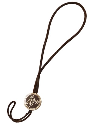 エルメス ストラップ 携帯ストラップ コード 紐 HERMES ブラウン  メンズ レディース  【中古】0514g1644