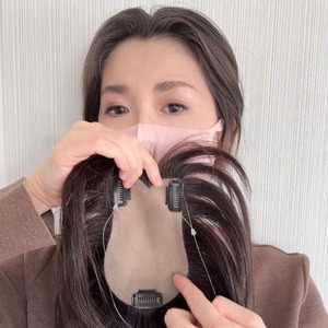 商品名: チューリップ　ヘアピース    百合子ウィッグレミー人毛100%