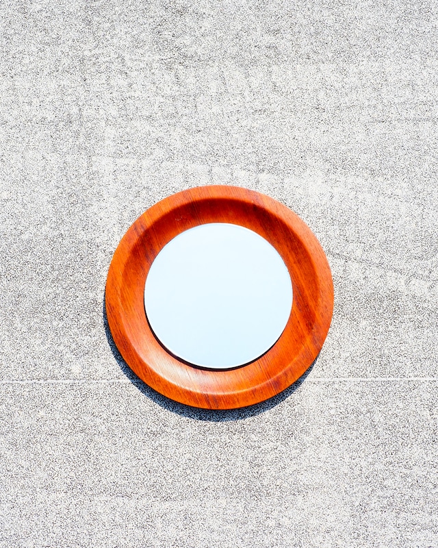 Gold Craft MFG Teak-Finish Plywood Wall Mirror