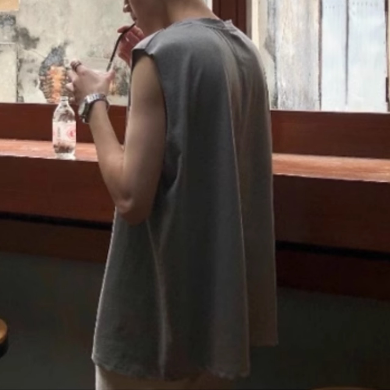 ノースリーブベストタンクトップ　0727