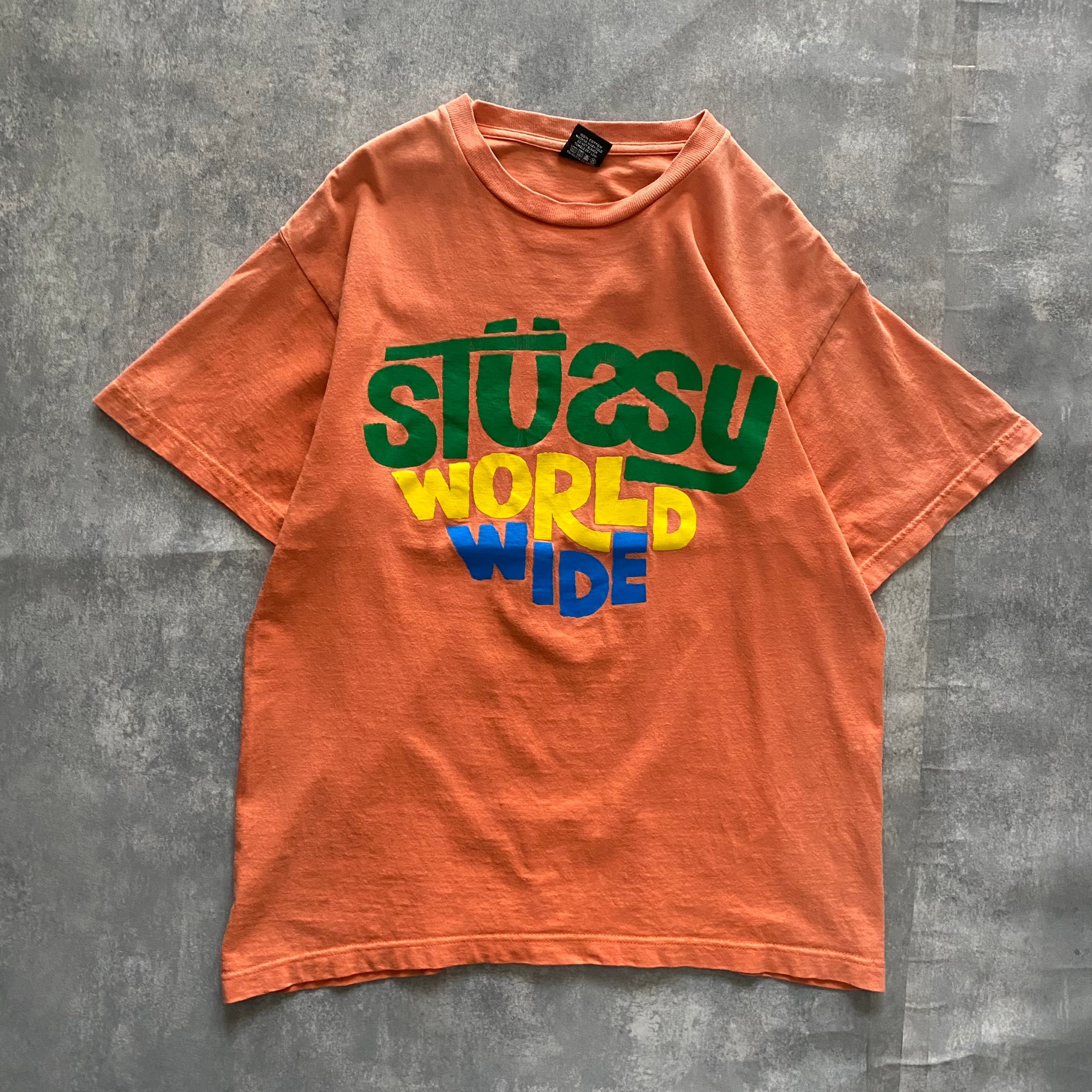 stussy  プリントロゴTシャツ