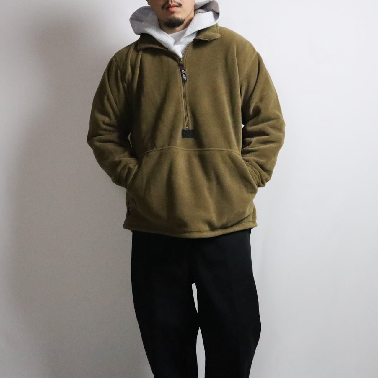 【DEAD STOCK】USMC POLARTEC FLEECE PULLOVER 米軍 海 ...