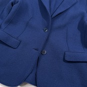 ROSSO35 ロッソ トレンタチンクエ ウール 2B ジャケット サイズ 44 /ブルー/イタリア製/レディース