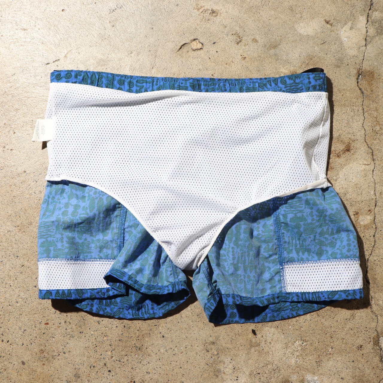 美品 M 92年 リバーショーツ patagonia river shorts パタゴニア 水着 rivershorts 総柄 スイムショーツ