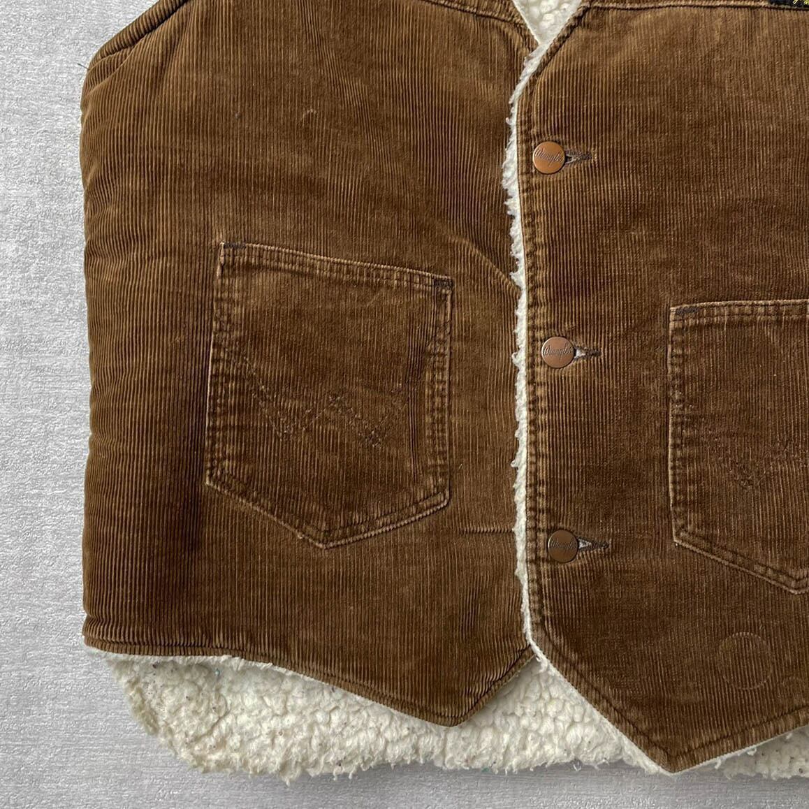 [USED] Wrangler / MADE IN USA CORDUROYxBOA VEST