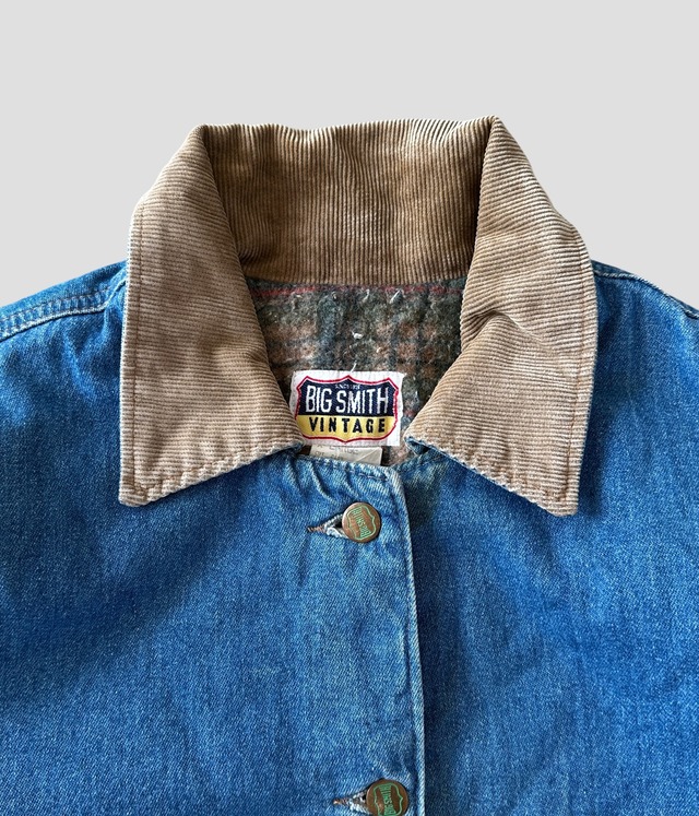-BIG SMITH- Vintage 90s XL Denim Coverall made in USA