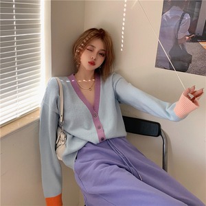 【韓国通販 dgo】v-neck colorful cardigan（A0344）センス溢れるファッションitem