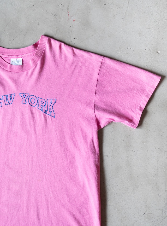 "COLLEGE WARE" 1990s NEW YORK souviner tee