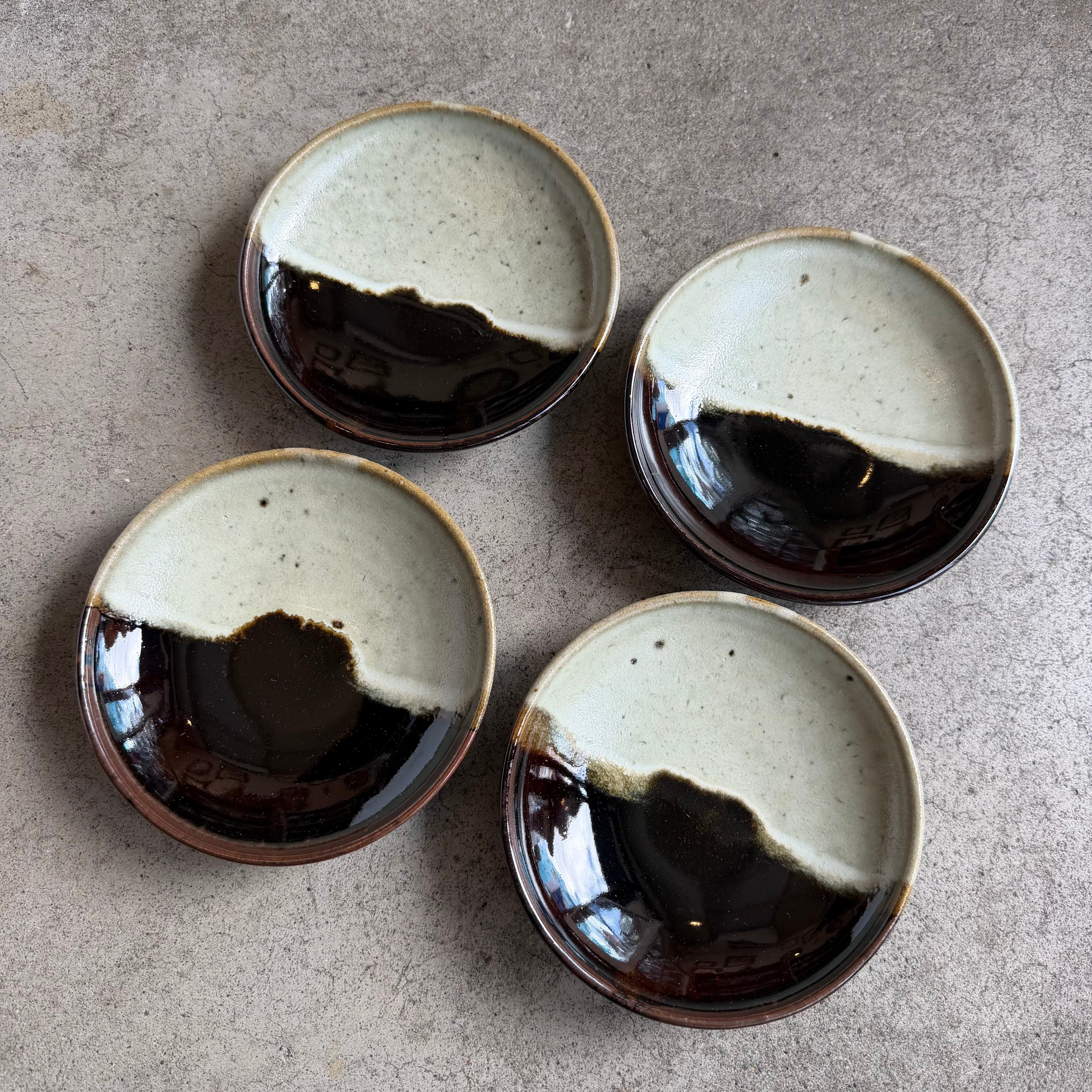 真作保証 佐々木厚 自作 象嵌菓子鉢 コレクター放出品 (浅見五郎助) 福岡県 折笠秀樹 浅鉢SB | kokonn