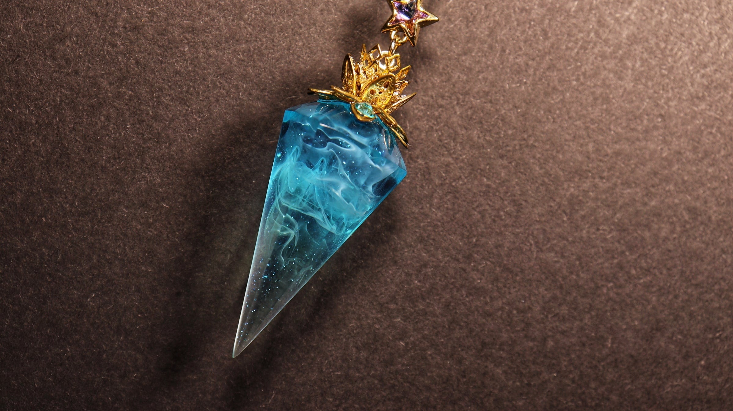 レジン ペンデュラム ブルー×グリーン572 | PAY ID