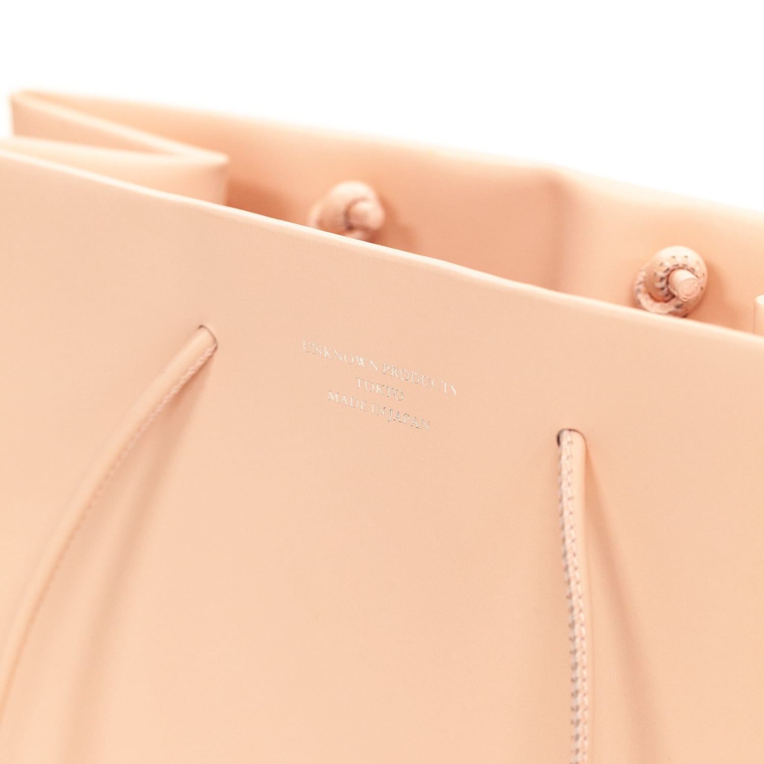 Leather Paper Bag M - Baby Pink | UNKNOWN PRODUCTS（アンノウン