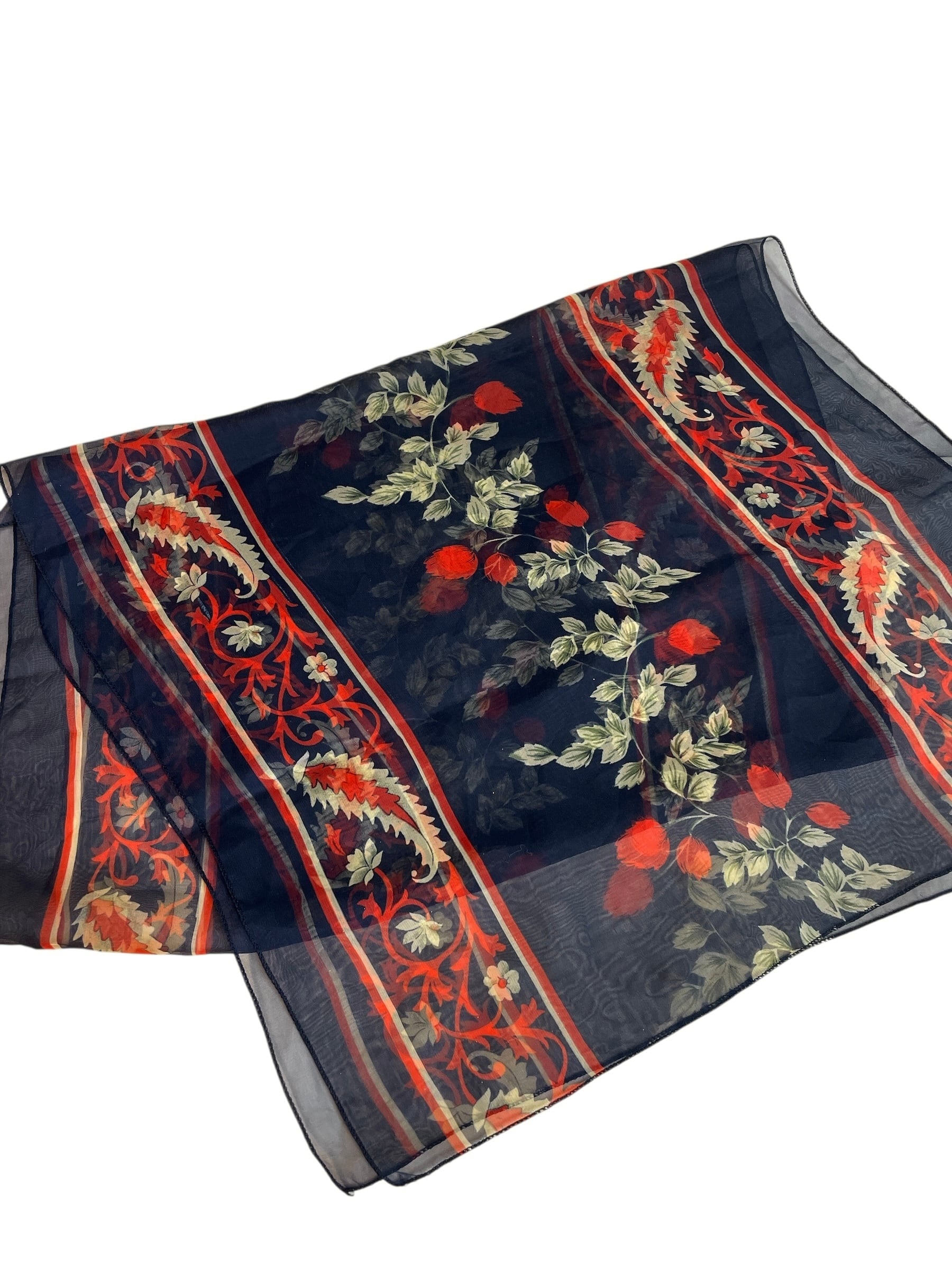 USED sheer super long scarf