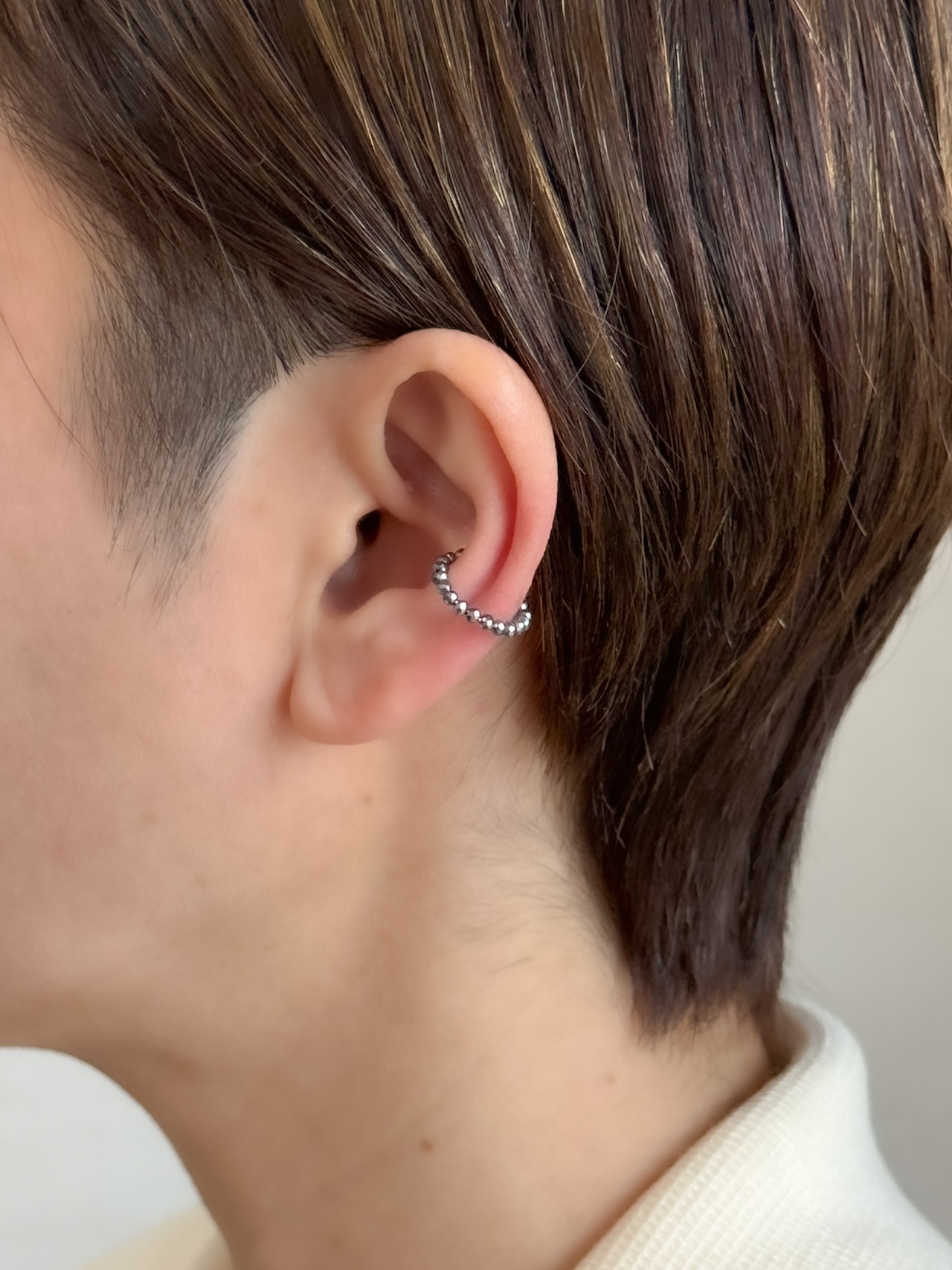 感動イヤーカフS / 洗練(gray silver)