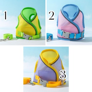 【GOODS】3色展開ナイロン生地通気性ロープ付きハーネス