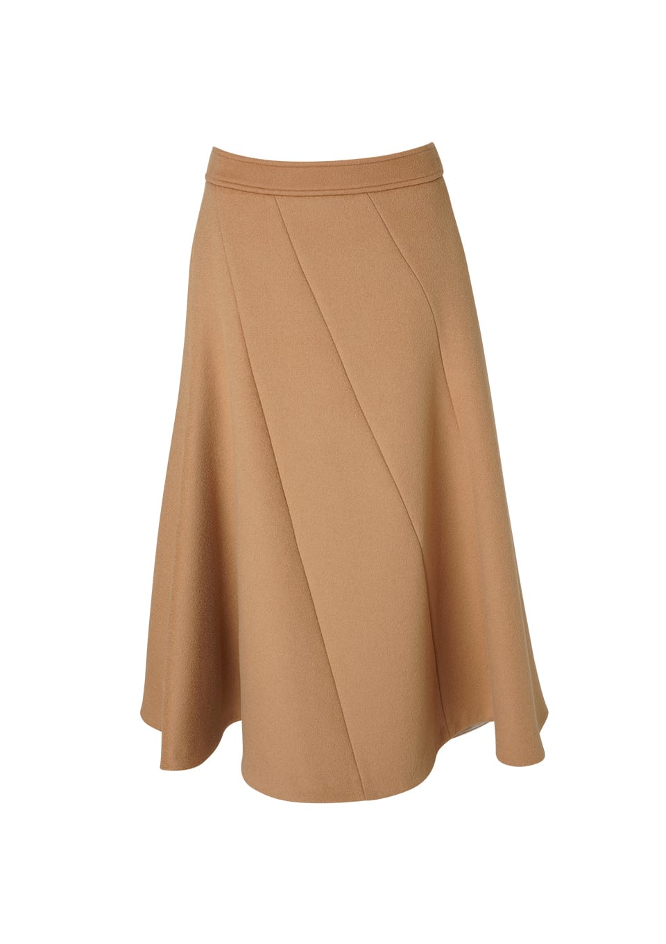 BORDERS at BALCONY BIAS WOOL SKIRT ボーダーズアットバルコニー