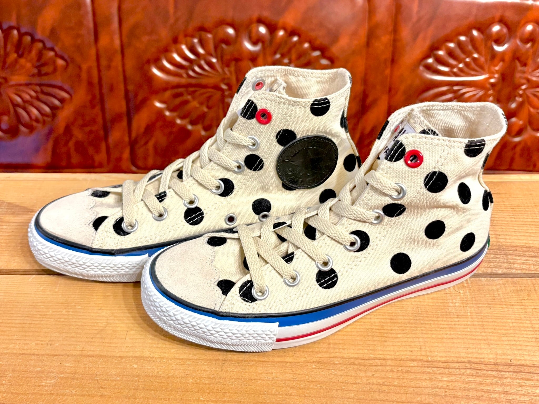 converse（コンバース) ×FRAPBOIS（フラボア） Hi 4.5 23.5cm 白/水玉