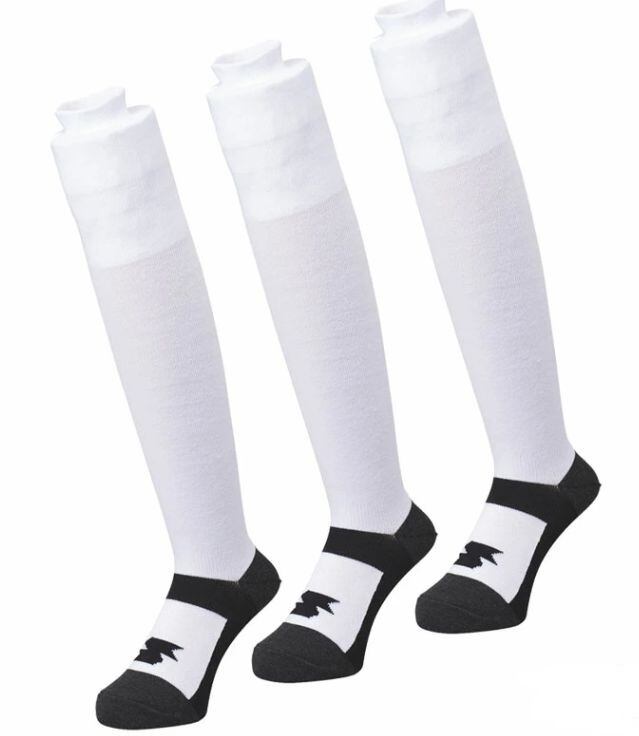 エスエスケイ(SSK) ベースボール足底カラータイプソックス(3足組) 品番:YA2537WC