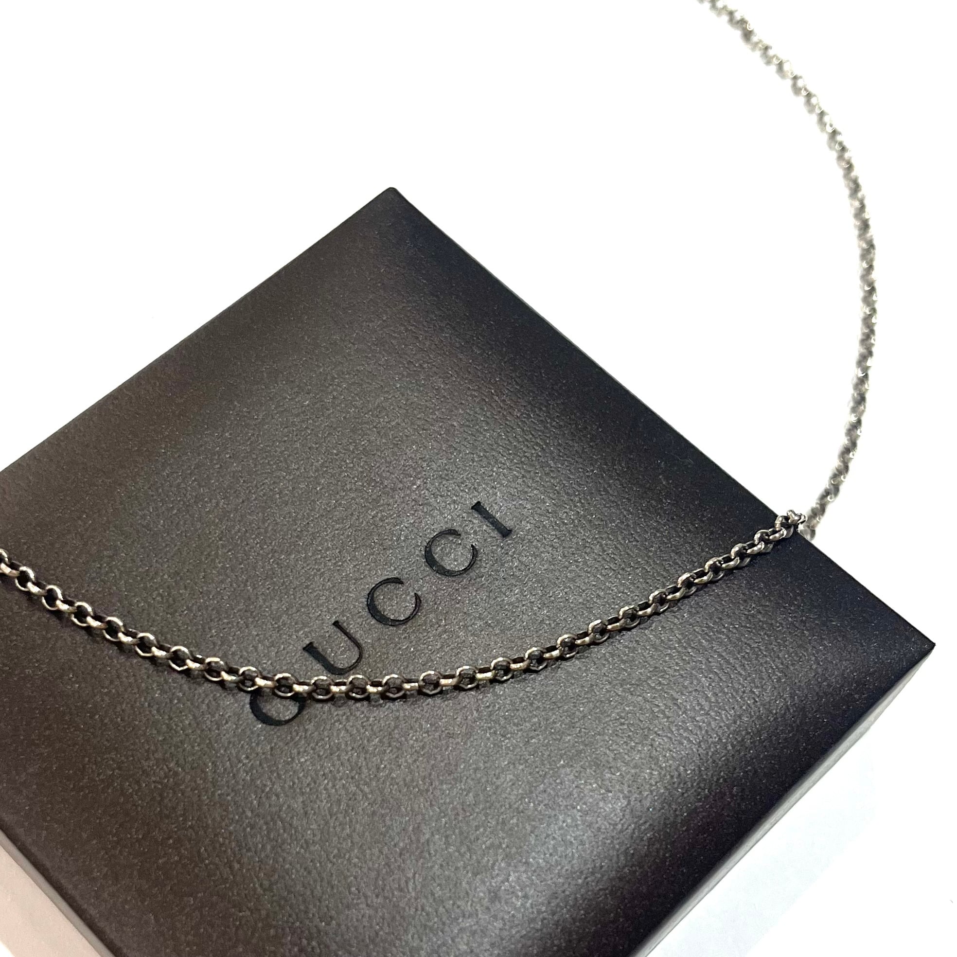 GUCCI】2491 VINTAGE グッチ小豆チェーン ロングチェーンネックレス