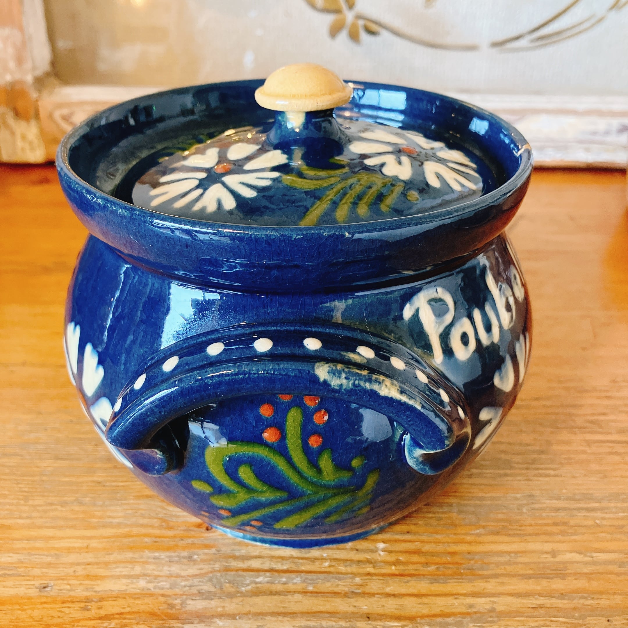 フランス アルザス スフレンハイム焼き 飾り皿 Soufflenheim pottery
