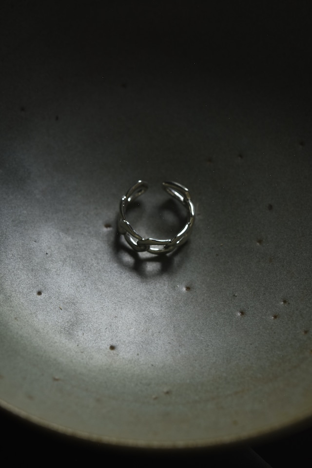 Utah/”XOLO JEWELRY” 925 silver Edge chain ring
