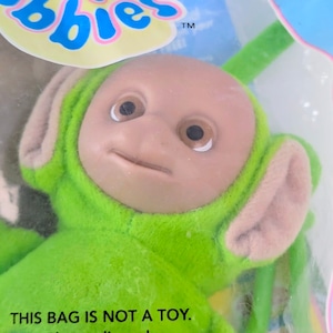 ☆DEADSTOCK / VINTAGE 1999☆【 Teletubbies ( テレタビーズ )】『 ディプシー 』 BURGER KING 限定ミールトイ カラビナぬいぐるみキーホルダー / プラッシュキーホルダー〚アメリカン雑貨 アメトイ〛