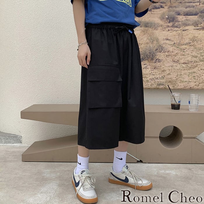 お支払い確認後20日以内発送】RomelCheo 7分丈 クロップドパンツ お支払い確認後20日以内発送】RomelCheo 7分丈 クロップドパンツ