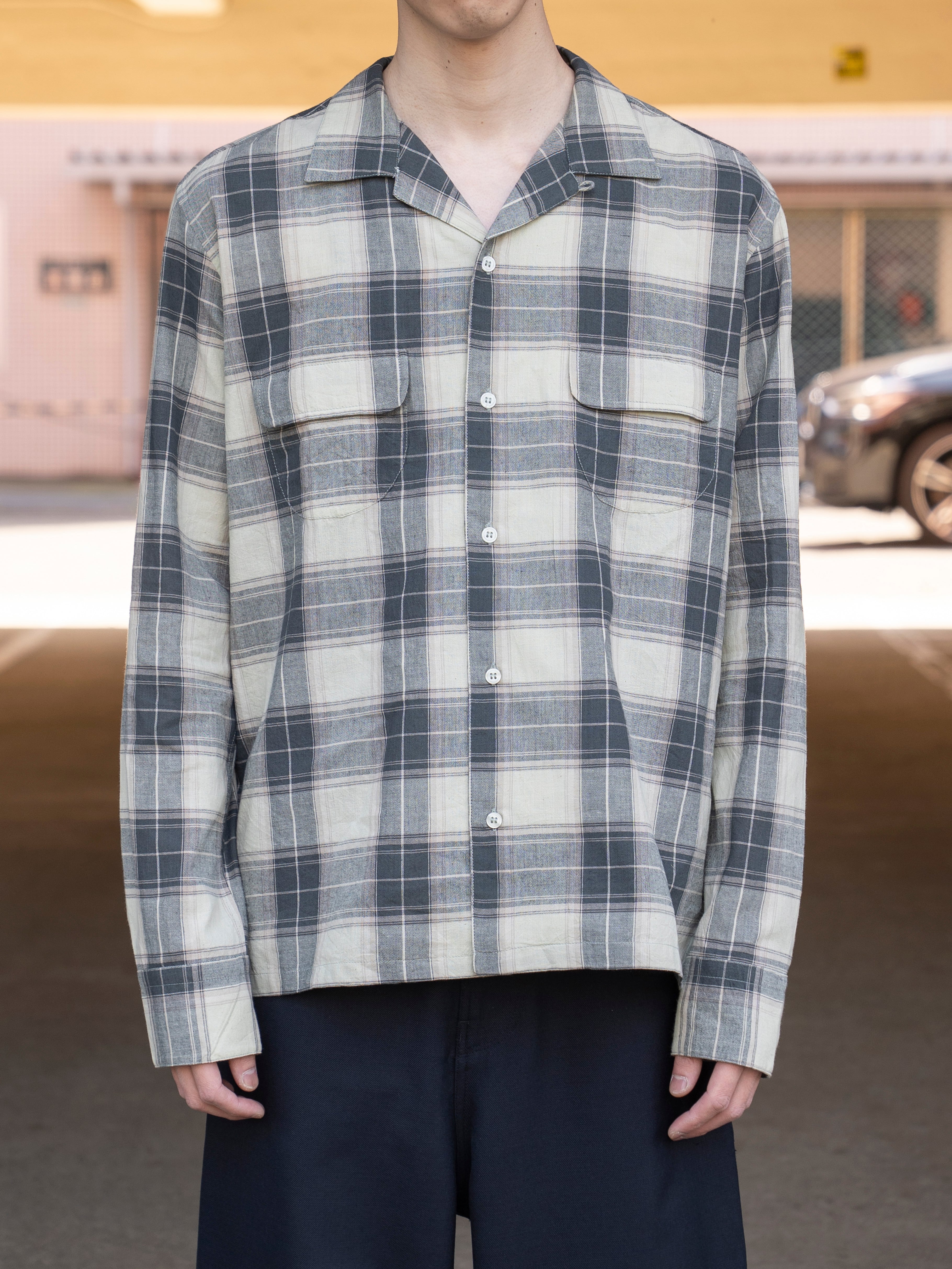 SEEALL POCKET SHIRT CHECK SAU63 SH384 | BEST PACKING STORE