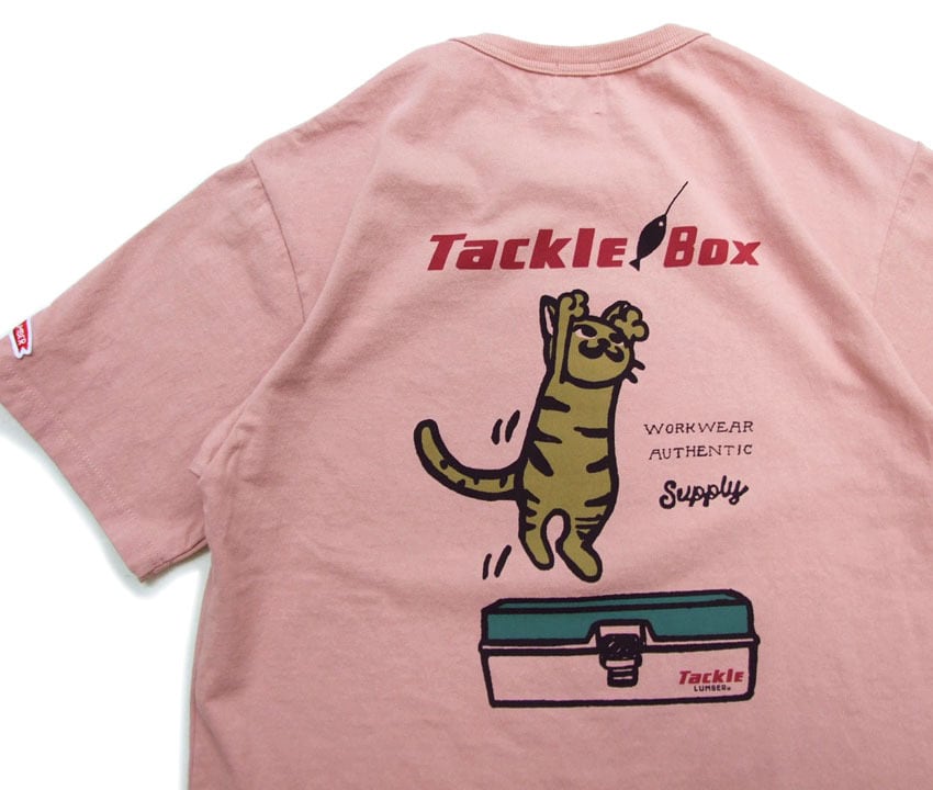 LUMBER ルアーと猫 Tシャツ 261653 lumber 半袖tシャツ ランバー 男女