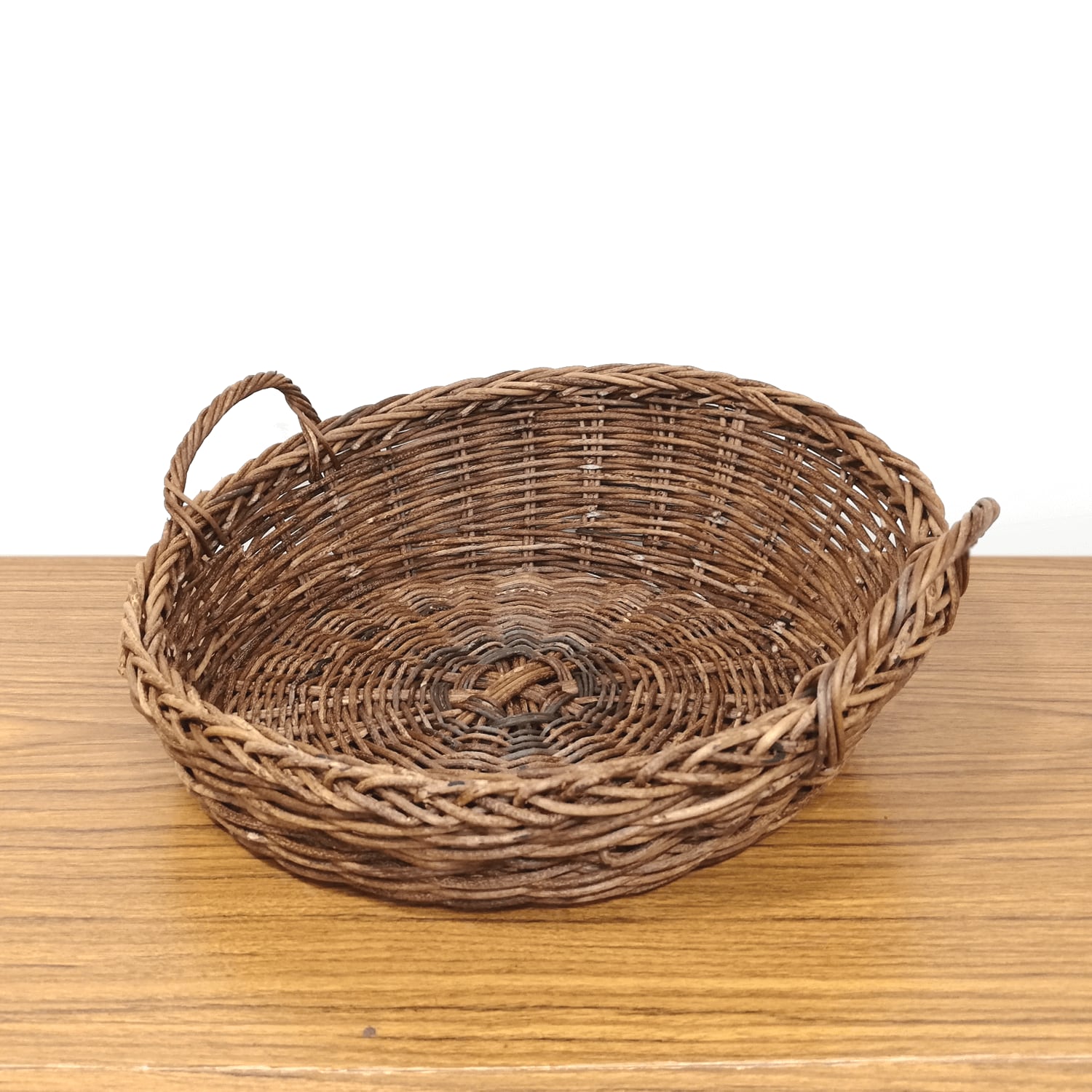 あけびかご｜丸皿・トレイ｜菓子皿｜小物入れ｜大サイズ｜円底｜口広