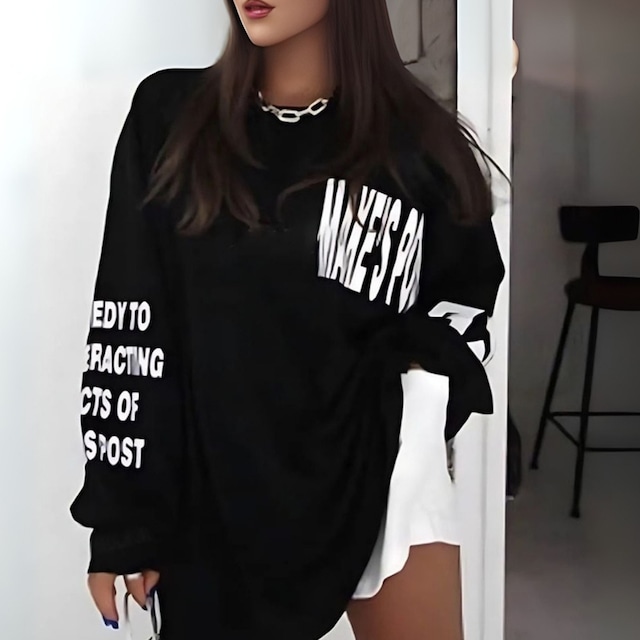【即納】Y-3295 2025秋新作♡袖ロゴプリント長袖Tシャツ ブラック 0903 【即納】Y-3295 2025秋新作♡袖ロゴプリント長袖Tシャツ ブラック 0903